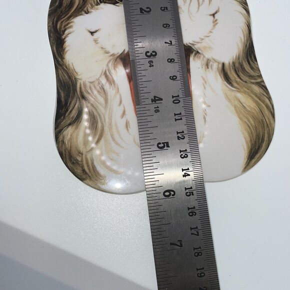 Light Switch Cover White and Grey dog Avon Playful Pups 1981 original box - Picture 9 of 11